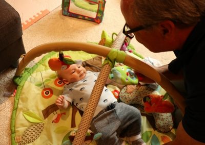 laughing with Grandad