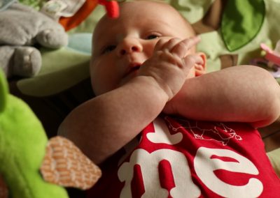 showing off holding hands