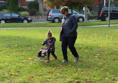 Adi with her own baby