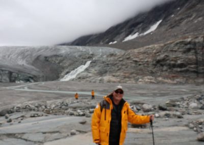 made it to the glacier