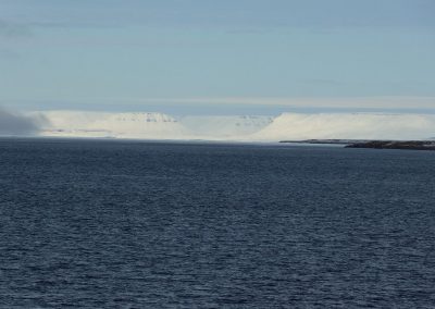 long big glacier cap