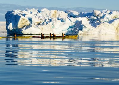 kayaking the ice